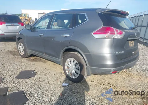 2015 Nissan Rogue S from USA, damaged, VIN KNMAT2MT1FP537603